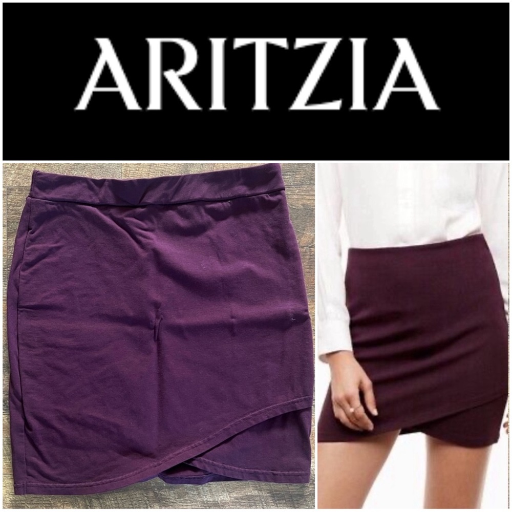 Talula Primrose Burgundy Stretch Skirt Size Medium